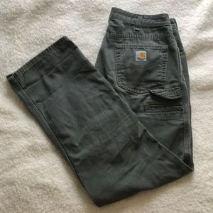Green carhartt pants